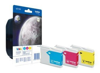 Tusze oryginalne Brother LC1000RBWBP [CMY] [Trzypak]