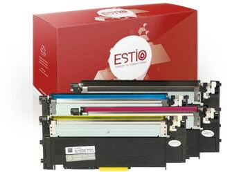 Tonery zamienniki Samsung CLT-P4072S [SU382A] [CMYK] zestaw marki Estio