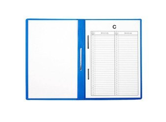 Skoroszyt Akt Osobowych Biurfol PVC z Perforacją Niebieski