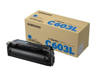 Toner oryginalny Samsung CLT-C603L [SU080A] [Niebieski]