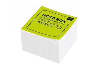 Notatnik Biały Wkład do Kubika Interdruk Nieklejony 85x85