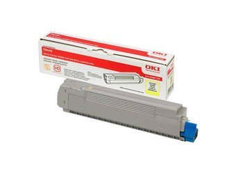 Toner oryginalny OKI 43487709 [Żółty]