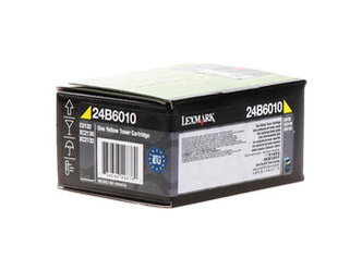 Toner oryginalny Lexmark 24B6010 [Żółty]