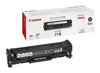 Toner oryginalny Canon 718BK [CRG718BK] [2662B002] [Czarny]