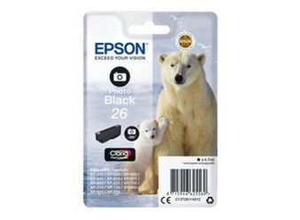 Tusz oryginalny Epson 26 [T2611] [C13T26114010] [Foto Czarny]