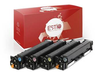Tonery zamienniki HP 207X [CMYK] [Wersja z chipem] zestaw marki Estio