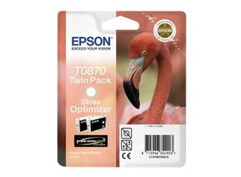 Tusz oryginalny Epson T0870 [C13T08704010] [Gloss Optimizer] [Dwupak]