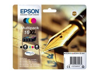 Tusze oryginalne Epson 16XL [T1636] [C13T16364012] [CMYK] [Zestaw]