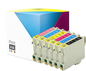 Tusze zamienniki Epson T0487 [C13T04874010] [CMYK+L] zestaw marki Print.ink