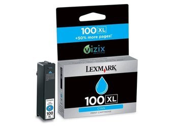 Tusz oryginalny Lexmark 100XL [14N1069E] [Niebieski]