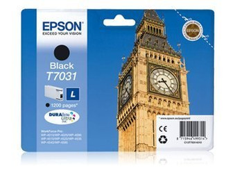 Tusz oryginalny Epson T7031 L [C13T70314010] [Czarny]