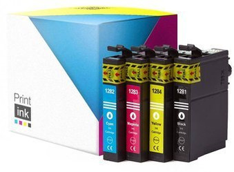 Tusze zamienniki Epson T1285 [C13T12854010] [CMYK] zestaw marki Print.ink