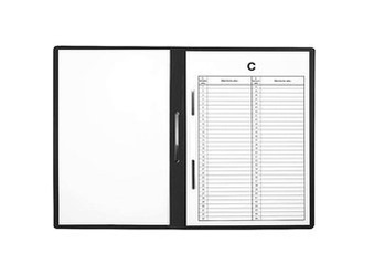 Skoroszyt Akt Osobowych Biurfol PVC z Perforacją Czarny