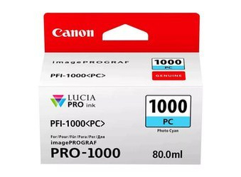 Tusz oryginalny Canon PFI-1000PC [0550C001] [Foto Niebieski]