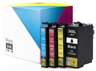 Tusze zamienniki Epson 34XL [T3476] [C13T34764010] [CMYK] zestaw marki Print.ink