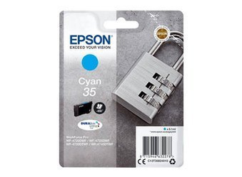 Tusz oryginalny Epson 35 [T3582] [C13T35824010] [Niebieski]
