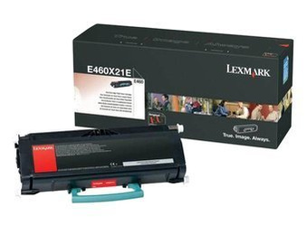 Toner oryginalny Lexmark E460X21E [Czarny]