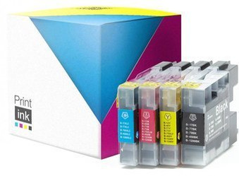 Tusze zamienniki Brother LC1240VALBP [CMYK] zestaw marki Print.ink