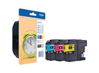 Tusze oryginalne Brother LC125XLRBWBP [CMY] [Trzypak]