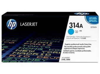 Toner oryginalny HP 314A [Q7561A] [Niebieski]