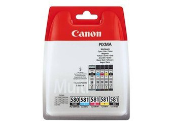 Tusze oryginalne Canon PGI-580 + CLI-581 [2078C005] [CMYK] [Zestaw]