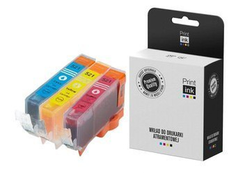 Tusze zamienniki Canon CLI-521 [CMY] [Trzypak] marki Print.ink