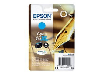 Tusz oryginalny Epson 16XL [T1632] [C13T16324012] [Niebieski]