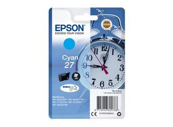 Tusz oryginalny Epson 27 [T2702] [C13T27024010] [Niebieski]