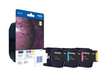 Tusze oryginalne Brother LC1220RBWBP [CMY] [Trzypak]