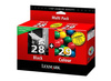 Tusze oryginalne Lexmark 28 + 29 [18C1520E] [CMYK] [Zestaw]