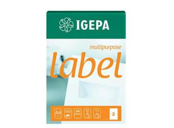 Etykiety Samoprzylepne Igepa 210 x 148 100 Arkuszy
