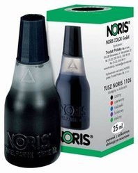 Tusz do pieczątek kauczukowych Noris Czarny 25ml