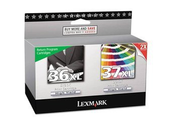 Tusze oryginalne Lexmark 36XL + 37XL [80D2978] [CMYK] [Zestaw]