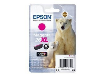 Tusz oryginalny Epson 26XL [T2633] [C13T26334012] [Magenta]