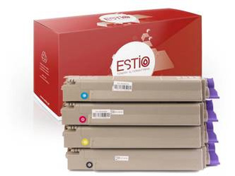 Tonery zamienniki OKI 4586284P [CMYK] zestaw marki Estio