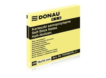 Notes Samoprzylepny Donau żółty 76x76