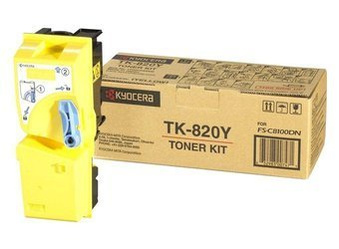 Toner oryginalny Kyocera TK-820Y [1T02HPAEU0] [Żółty]
