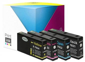 Tusze zamienniki Epson T7025 XL [CMYK] zestaw marki Print.ink