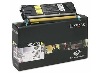 Toner oryginalny Lexmark C5222YS [Żółty]