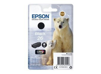 Tusz oryginalny Epson 26 [T2601] [C13T26014012] [Czarny]