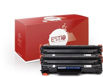 Toner zamiennik HP 83X [CF283XD] [Czarny] [Dwupak] marki Estio