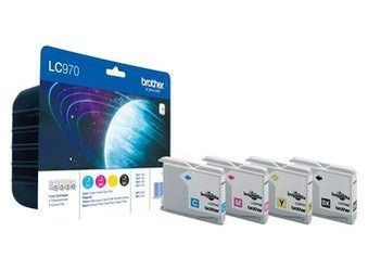 Tusze oryginalne Brother LC970VALBP [CMYK] [Zestaw]
