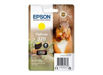 Tusz oryginalny Epson 378 [T3784] [C13T37844010] [Żółty]