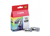 Tusz oryginalny Canon BCI-15BK [8190A002] [Czarny] [Dwupak]