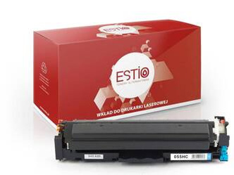 Toner zamiennik Canon 055H [CRG055HC] [3019C002] [Niebieski] [Bez Chipa] marki Estio