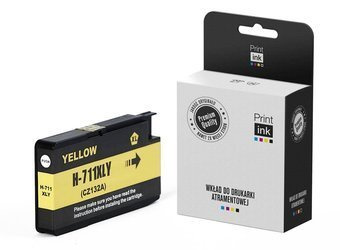 Tusz zamiennik HP 711 [CZ132A] [Żółty] marki Print.ink