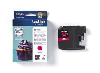 Tusz oryginalny Brother LC123M [Magenta]