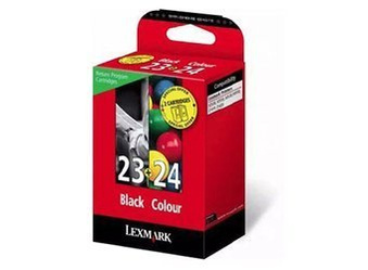 Tusze oryginalne Lexmark 23 + 24 [018C1419E] [CMYK] [Zestaw]