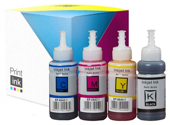 Tusze zamienniki Epson 664 [T6646] [C13T66464A] [CMYK] zestaw marki Print.ink