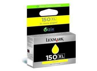 Tusz oryginalny Lexmark 150XL [14N1618E] [Żółty]